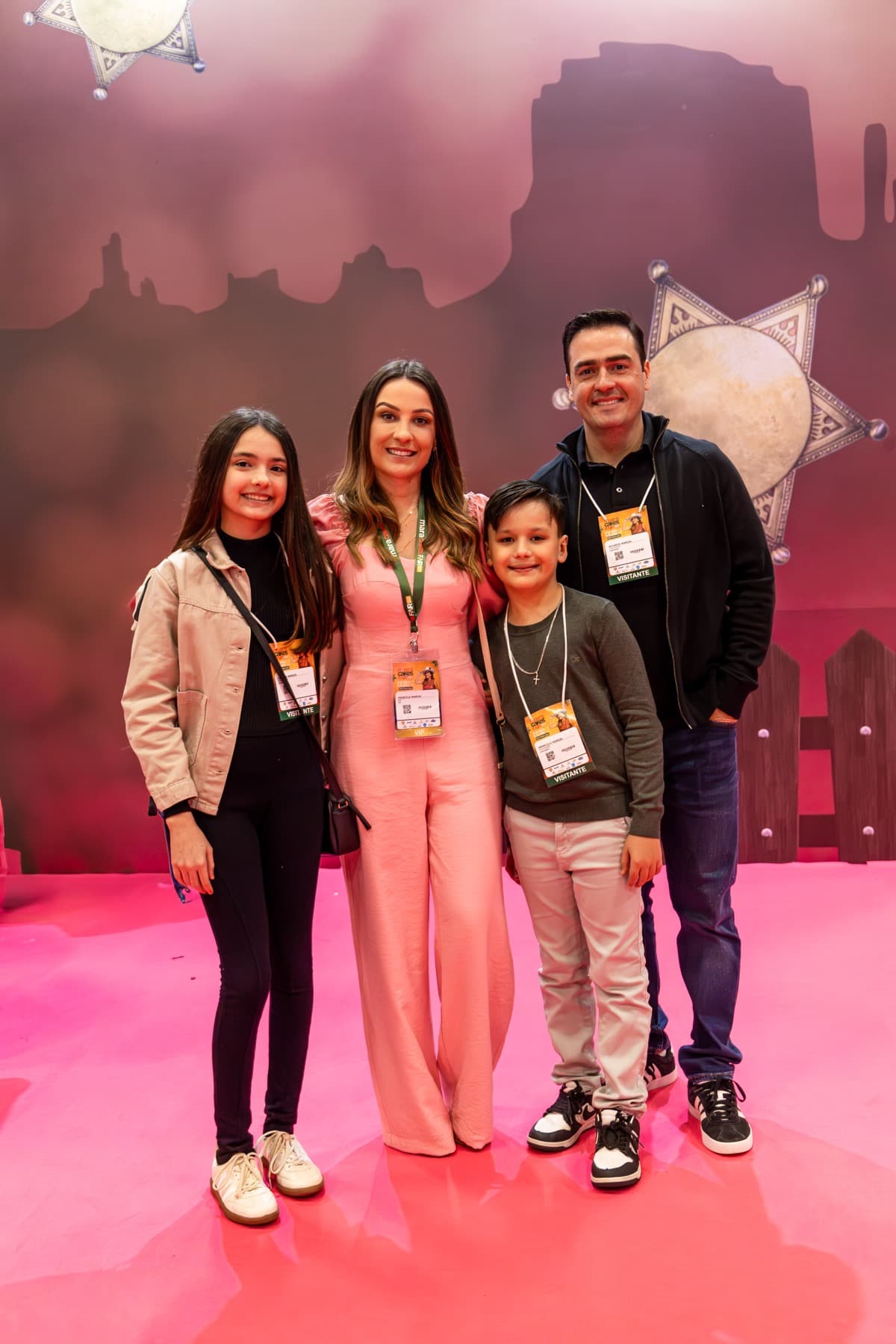 Priscila con familia